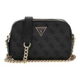 GUESS Sac à épaule bandoulière gris foncé noir pour femme - Noelle II Crossbody Camera Bag Coal Logo 309922