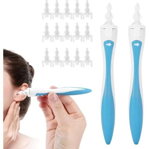 Nettoyage Oreille Cleaner Avec 16 Embouts Lavables Pour Bebe, Adulte