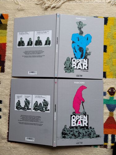 Fabcaro : Open Bar En Deux Tomes : 1re Et 2e Tournée. Editions : Pataquès ( 2020-2021 ).