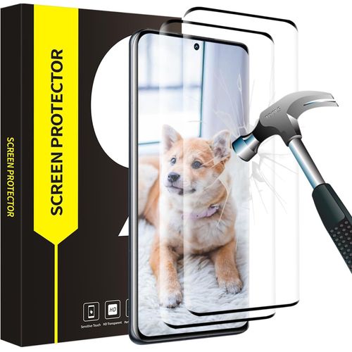 2 Pack Verre Trempé Pour Xiaomi 12/12x 5g Films, Sans Bulle, Tactile Sensible, 9h Anti Rayures Protection Écran, Bords Noirs Incurvés En 3d, 0,33mm Ultra Hd Claire Xiaomi 12 Vitre Protection