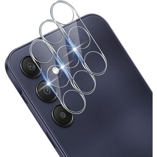 CAUC-Protection Objectif Caméra Arrière pour Samsung Galaxy A25 5G, 9H Dureté Verre Trempé Caméra Film, Anti-Rayures, Sans Bulles Vitre Protecteur [3 PCS]
