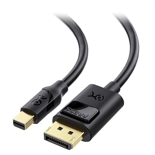 TIANYI-8K 60Hz Câble Mini Displayport vers Displayport 3m Câble DisplayPort vers Mini DisplayPort 1.4 et HDR en Noir de 3m-Compatible Port Thunderbolt et Thunderbolt 2