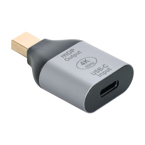 KALANKA-Cablecc - Adaptateur USB-C femelle vers Mini DisplayPort HDTV à résolution 4K 60 Hz 1080p pour tablette, téléphone et ordinateur portable