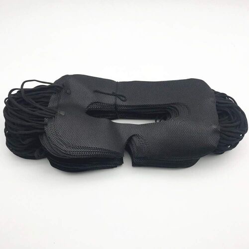 Lot De 100 Masques Jetables Pour Réalité Virtuelle, Vr Eye Cover Mask Sanitary Vr Mask Rift Vr Pad Compatible With Htc Vive, Ps Vr, Gear Vr Oculus Rift, Etc.(Noir)