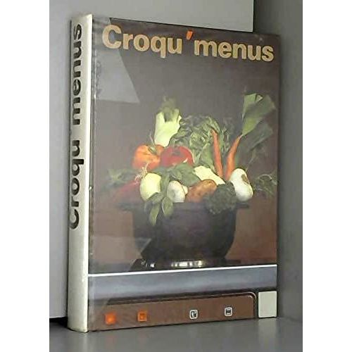 Croqu'menus: Manuel De Recettes Culinaires. Moyen D'enseignement Intercantonal. Berne, Éd. Scolaire. Ancienne Édition. Gastronomie, Suisse Romande, Enseignement, Cuisine Régionale. Isbn: 9783906721798