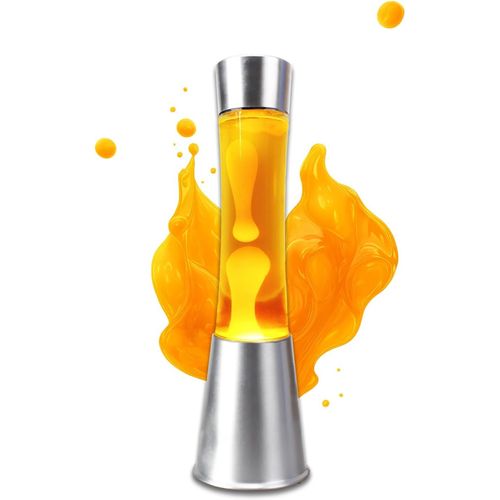 Lampe Lave Enfant Jaune - Lampe A Lave | Lamp À Lave Jaune | Lava Lamp 40 Cm | Magma | Lampes De Chevet Enfant | Cadeau Adulte | Lampes À Mouvement Liquide