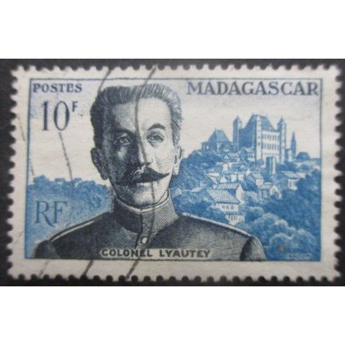 Madagascar N°325 Colonel Lyautey Oblitéré