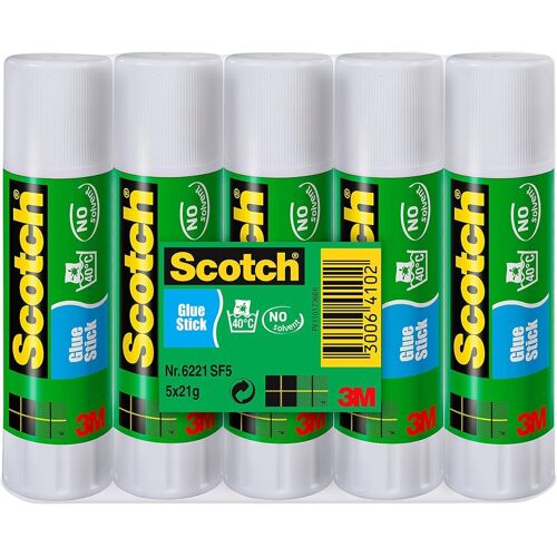 Lot de 5 pots de colle sans solvants 6221SF5 de 21 g 5 x 21g Weiß