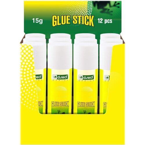 Mevronisshop-Bâton De Colle 15g ¿ Colle Pva Résistante Pour L¿Artisanat Et Les Loisirs Créatifs ¿ Adhésif Idéal Pour L'école Et Le Bureau, Lot De 12