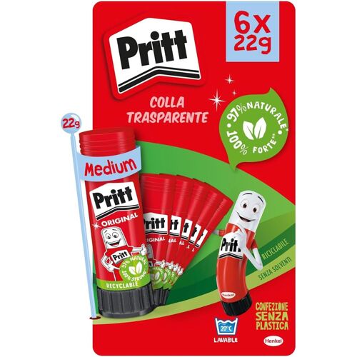 Colle Stick,Colle Pour Enfants Sûre Et Fiable,Colle Pour Travail Et Bricolage Avec Une Tenue Forte Pour Usage Scolaire Et Bureau,6 Bâtons X 22 G