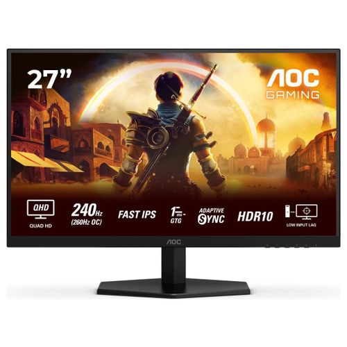 Ecran PC AOC G4 Q27G42ZE 27" 2560 x 1440 Quad HD LCD Noir et Rouge