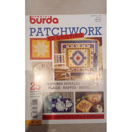 Spécial Burda Patchwork Et Quilting E268