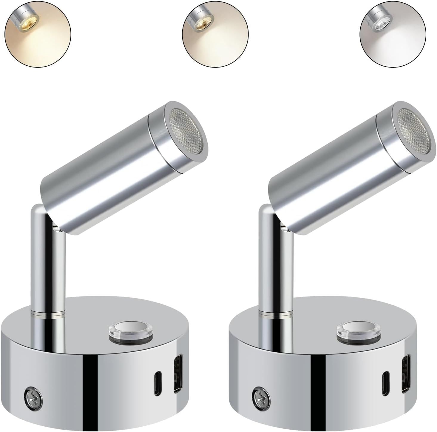 RV Lecture Lampe à LED 12-24V LED Projecteur Voiture éclairage Intérieur USB Bateau Lumières Réglable Mur LED Appliques Camping-car Van Caravane  34