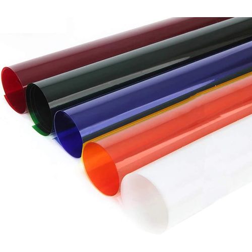5 X Filtre De Gel En Couleur Filtre Transparent Correction D'Eclairage 40X50Cm Pour Studio Vidéo, Gelatine Photo Filtres Gels Coloré Pour Redhead Light 800W Cto Ctb[Z2223]