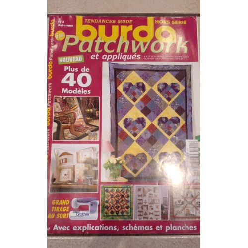 Burda Patchwork Et Appliqués E767