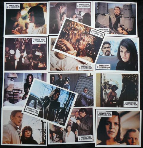 L'honneur Perdu De Katharina Blum - Volker Schlondorff - Film 1975 - 14 Photos D'exploitation Originales Françaises De Cinéma - Chaque Affiche 30x24 Cm * Angela Winkler , Mario Adorf , Heinz Bennent