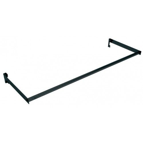 Barre de penderie Clarence - longueur 60 cm - finition noir BOHNACKER