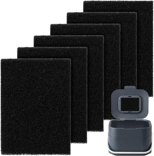 Lot De 6 Filtres Compatibles Avec Les Boîtes Alimentaires Joseph Joseph - Filtre Anti-Odeurs Pour Poubelle À Compost J&J Kitchen - Compatible Avec Poubelle De Cuisine Joseph Joseph