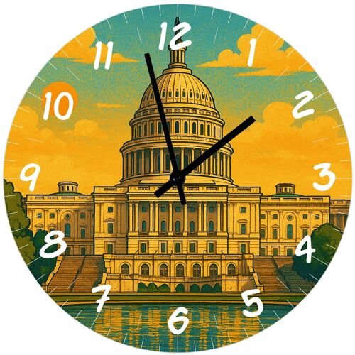 Horloge murale Washington Capitole
