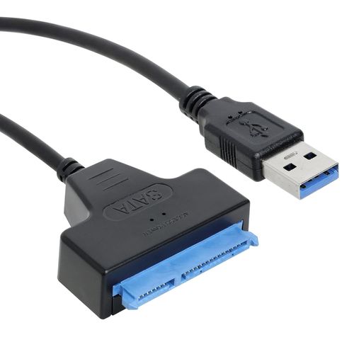 SEPT-Cable sata to usb Adaptateur SSD/HDD, Adaptateur Câble USB vers SATA, Adaptateur de Disque Dur, Compatible disques durs externes et internes, d'exploitation Windows,Mac OS et Linux