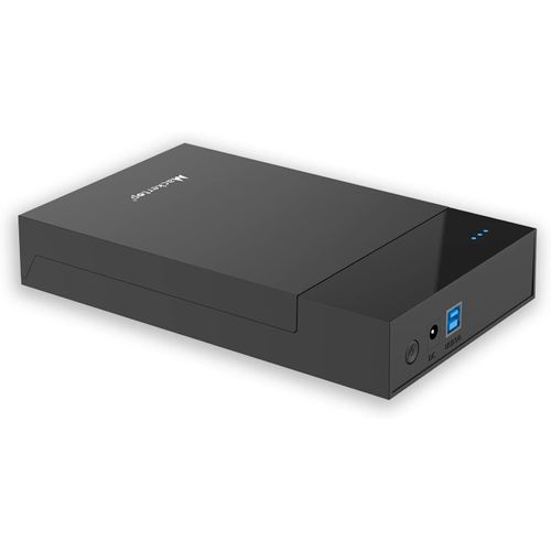 CFRY-Boîtier de Disque Dur 3,5"" USB 3.0 vers SATA Boîtier pour Disque Dur Externe 3,5"" SATA HDD (Disque Dur Non Inclus)