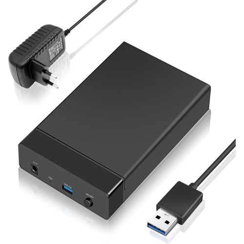 Boîtier disque dur 3.5 externe, 16 To mémoire externe grande capacité, disque dur USB 3.0 5 Gbps vitesse de transmission, prend en charge UASP, pour 2,5 et 3,5 in SATA I/II/III HDD SSD