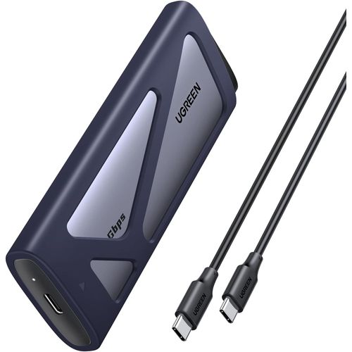 TYE-Boîtier SSD M.2 NVME SATA 20 Gbps USB 3.2 Gen 2 Adaptateur Disque Dur Externe Aluminium pour 2230 2242 2260 2280 Câble Inclus Compatible avec HP 14 Pro, iPhone16 Pro Max, PS5