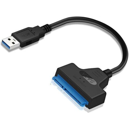 Adaptateur Usb 3.0 Vers Sata Adaptateur Usb Sata Pour Disques Durs Externes Et Internes Adaptateur Ssd/Hdd 2,5"" Uasp Sata Iii Compatible Avec Les Systèmes D'Exploitation Windows, Mac Et Linu[X4076]