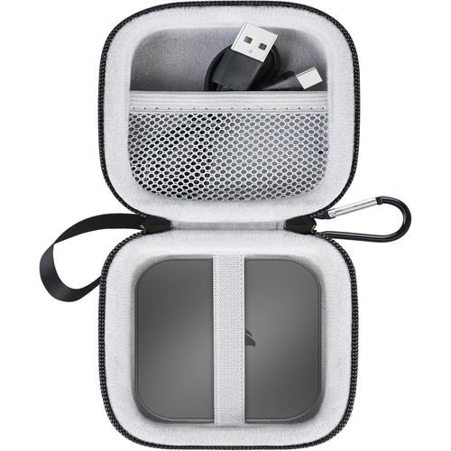 Étui Disque Dur Externe Housse de Corsair EX400U USB4 Portable SSD 1TB 2TB 4TB USB 3.2 Type-C Housse Pochette Case Antichoc Étanche, Noir+Gris