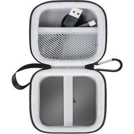 Étui Disque Dur Externe Housse De Corsair Ex400U Usb4 Portable Ssd 1Tb 2Tb 4Tb Usb 32 Type-C Eva Housse Pochette Case Antichoc Étanche, Noir+Gris[ZHUJ1961]