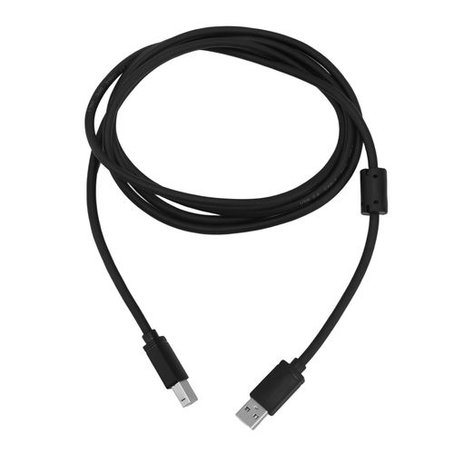 Câble d'Imprimante USB 2.0 Noir, 2 m Câble USB-A vers USB-B Haute Vitesse avec Vitesse de Transfert de 480 Mbps pour Imprimante ou Disque dur Externe