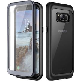 Coque Pour Samsung Galaxy S8 Plus Protection Robuste 360 Degrés Protection Protecteur D'écran Intégré Housse Transparente Anti-Choc Antipoussière Etui Pour Samsung S8 Plus Noir- 6.2 Pouces