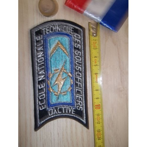 Écusson Militaire École Nationale Technique Des Sous Officiers D’Active