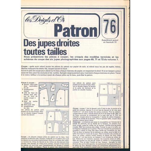 Les Doigts D'or (Patron Seulement) 76