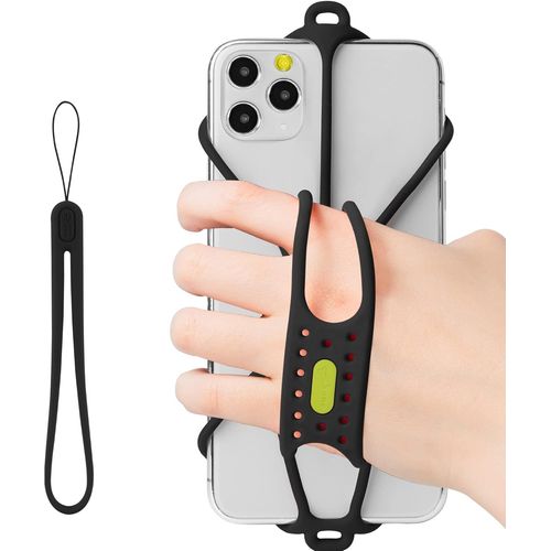 Wqs-¿Bone¿ Brassard Pour Smartphone, Bone Run Tie Handheld, Brassard Telephone Sport, Porte Telephone Sport, Attache Telephone, Bracelet Telephone, À La Main, Iphone 15 Pro Max 14 13 Samsung - Noir