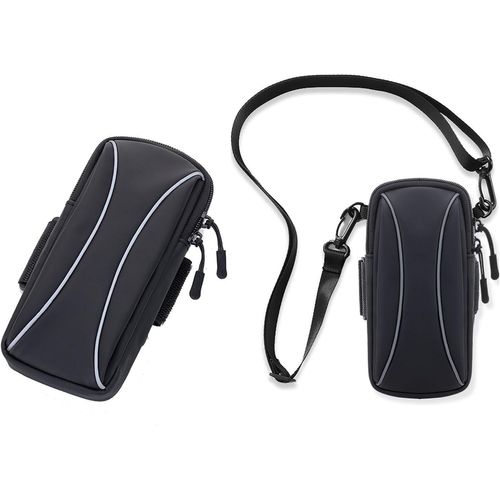 Wqs-Brassard De Sport De Course À Pied Bande Smartphone Universel Ajustable Petit Sac Téléphone Portable Sacs Bandoulière Crossbody Running Armbag Pour Iphone 15 14 Samsung S23 Xiaomi Bis Zu 7.3