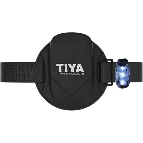 Wqs-Brassard De Téléphone Pour Course À Pied Avec Lampe À Clipser, 3 Poches, Matériau Réfléchissant, Sangle De Bras Réglable Pour Homme Et Femme, Accessoire De Course Léger Pour Smartphone, Noir