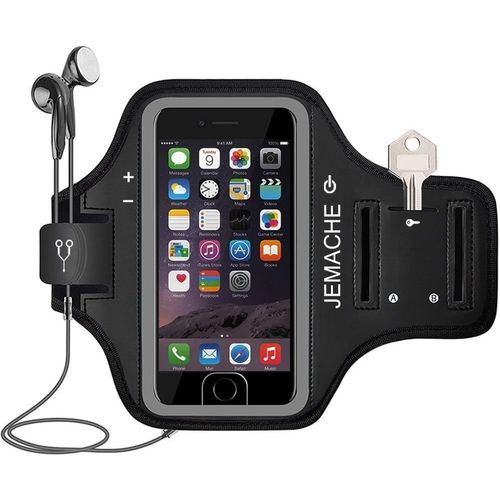 Ershi-Iphone 8 Plus, 7 Plus, 6 Plus Brassard, Support Reconnaissance D'empreintes Courir Sports Gym Armband Pour Iphone 6/6s/7/8 P[2
