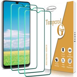SJZG-[3 Pièces] Verre Trempé Pour Samsung Galaxy A33 5G, Film Protection Écran, Anti Rayures, 9H Dureté, Ultra Résistant, Hd Ultra Transparent, Sans Bulles