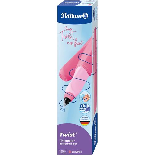 Tianyi-Stylo Roller Twist Universel Pour Droitiers Et Gauchers Rose Baies