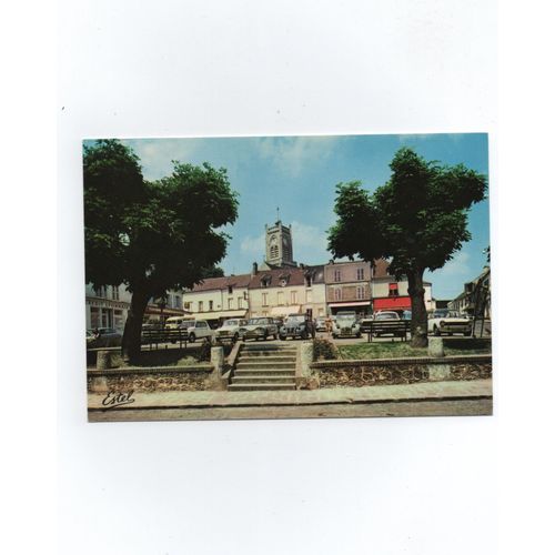 Neauphle-Le-Château ( Yvelines ) . Place Du Marché, Carte Années 60 Editions Estel.