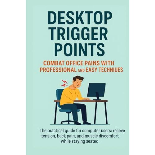 Desktop Trigger Points: Relieve Office Pain With Easy And Professional Techniques: The Practical Guide For Computer Workers: Relieve Tension, Back Pain, And Muscle Discomfort While Staying Seated.