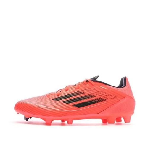 Chaussures De Foot - Adidas - F50 League Fg/Mg - Rose Fluo - Moulés - Respirantes