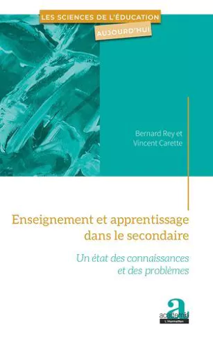 Enseignement Et Apprentissage Dans Le Secondaire