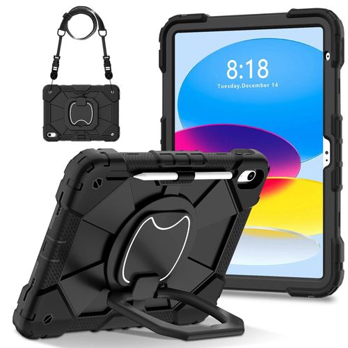 Étui De Protection Pour Tablette Adapté Pour Ipad A16 11th (2025)/Ipad 10.9 10th (2022) Avec Support De Sacoche, 12 Couleurs Disponibles China-Black