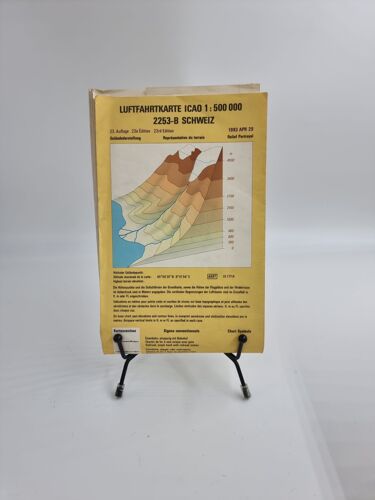 Carte Luftfahrtkarte Icao 1 : 500 000 (2253-B Schweiz)