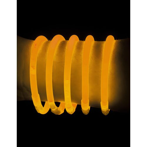 100 Bracelets Phosphorescent Oranges