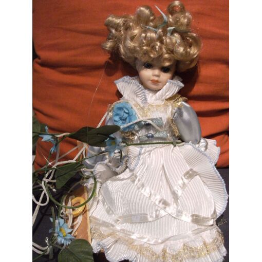 Robe Vintage Pour Poupée Ancienne – Bleuette Ou Autre – état D'occasion