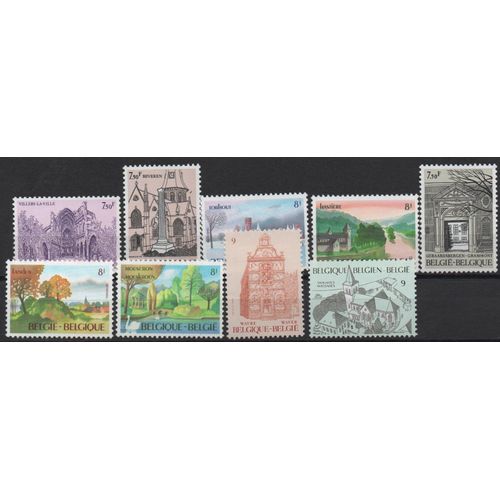 Belgique Timbres Tourisme -7