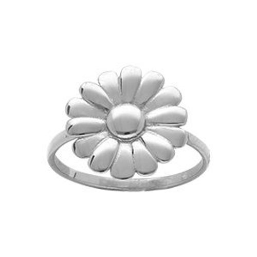 Bague Acier Fleur 16mm